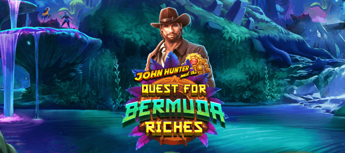 John Hunter and the Quest for Bermuda Riches slot game adventure slots adventure gaming explorer relic hunter indiana jones style games real money bets john hunter series