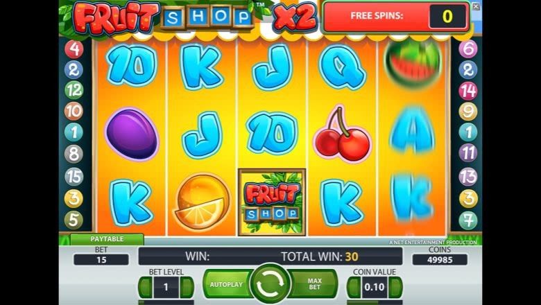 Fruit Shop slot screenshot