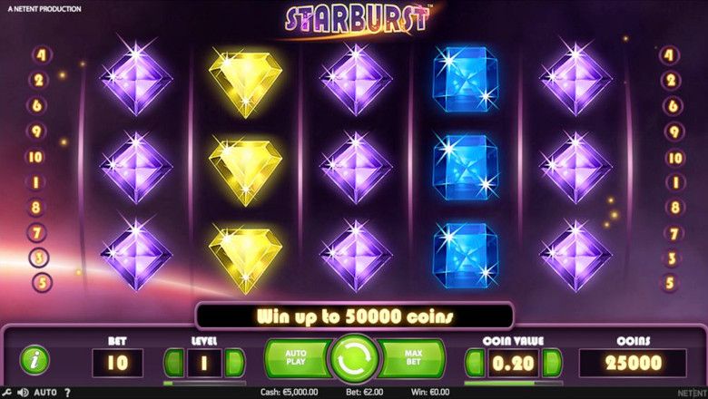 Starburst slot screenshot