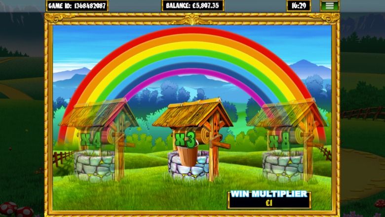 Slingo Rainbow Riches slot screenshot