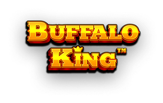 Buffalo King slot game bison buffalo graphics animal themed games Buffalo games MrQ online casino real money based gold king logo