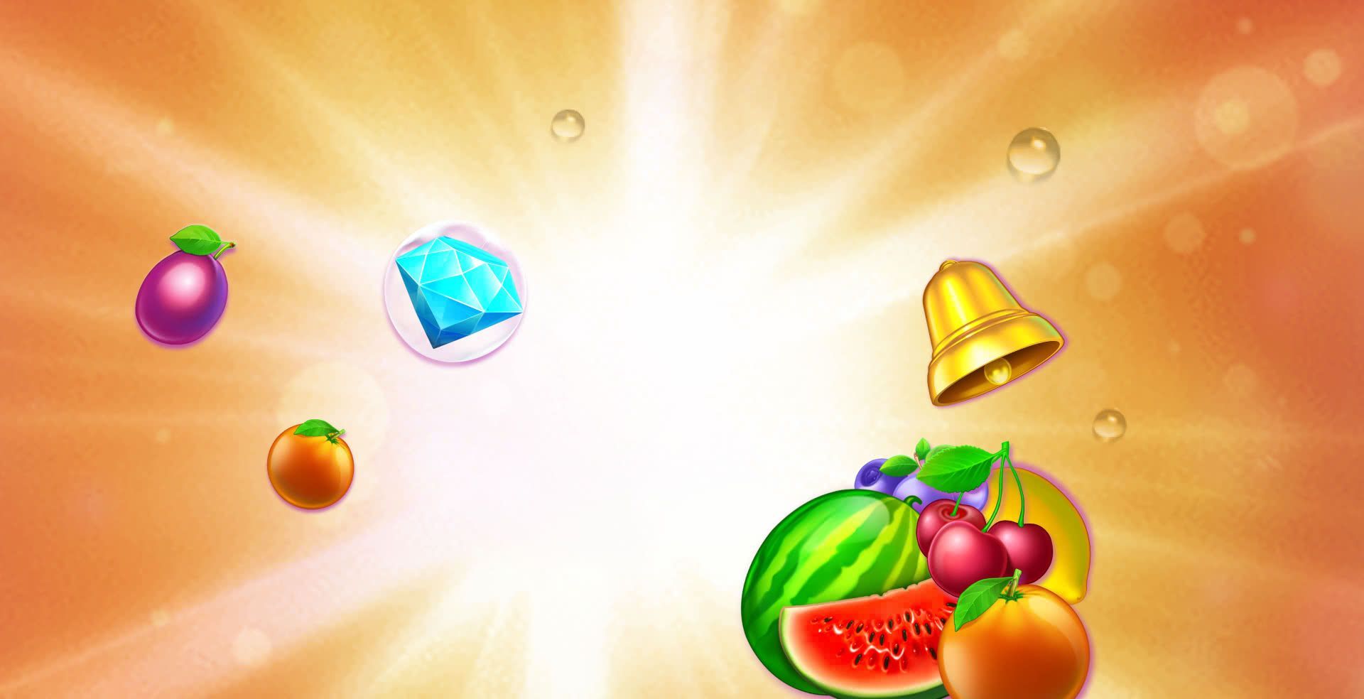 Extra Juicy slot game fruit machine slots fruit style slots bell melon symbols bold fruits MrQ online casino real money bets