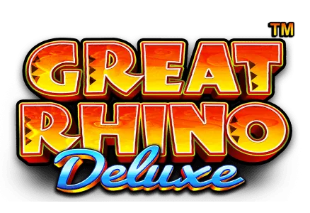 Great Rhino Deluxe slot game rhino graphics animal themed games MrQ online casino real money bets African gaming