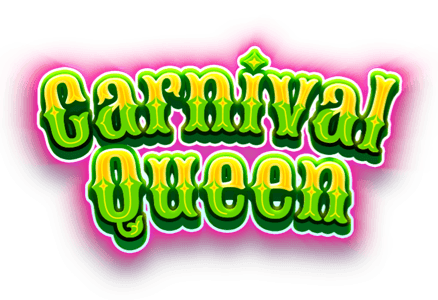 Carnival Queen slot game Mardi Gras new orleans carnival party mask bourbon street gaming MrQ online casino real money bets party video slots mobile casino bold logo