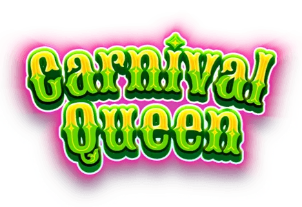 Carnival Queen slot game Mardi Gras new orleans carnival party mask bourbon street gaming MrQ online casino real money bets party video slots mobile casino bold logo