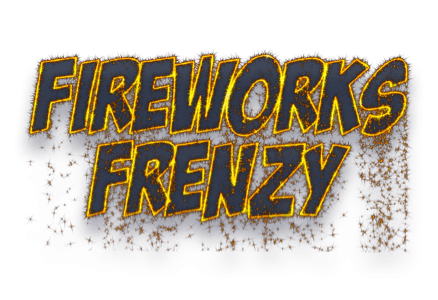 Fireworks Frenzy slot game mrq online casino mobile casino slot firework bold letters logo